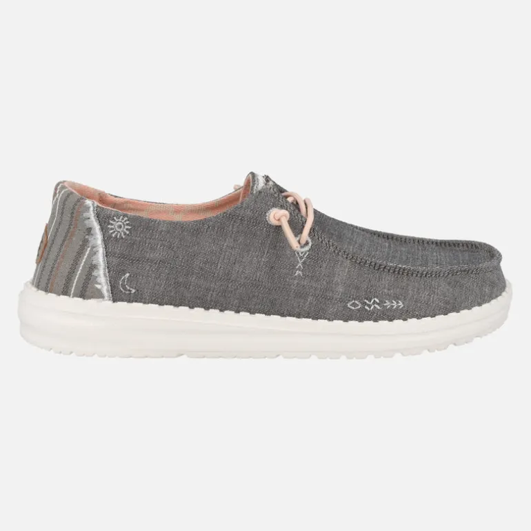 ZAPATILLAS HEY DUDE WENDY BOHO grey