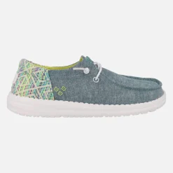 Zapatillas Hey Dude Wendy Funk surf baja con talón bordado