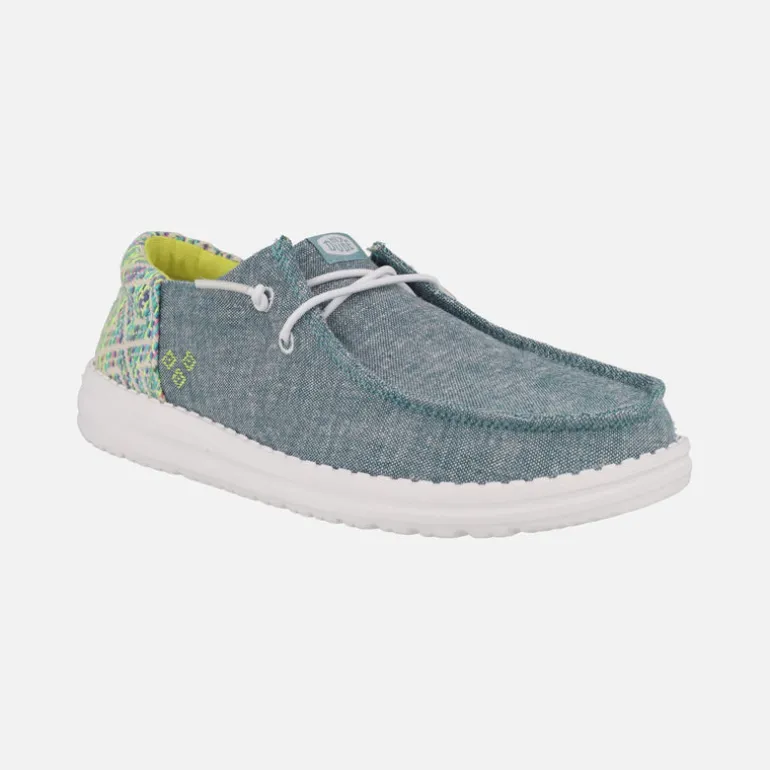 Zapatillas Hey Dude Wendy Funk surf baja con talón bordado