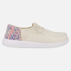 Zapatillas Hey Dude Wendy Funk surf baja con talón bordado