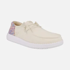 Zapatillas Hey Dude Wendy Funk surf baja con talón bordado