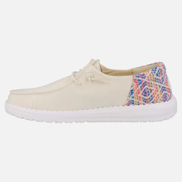 Zapatillas Hey Dude Wendy Funk surf baja con talón bordado
