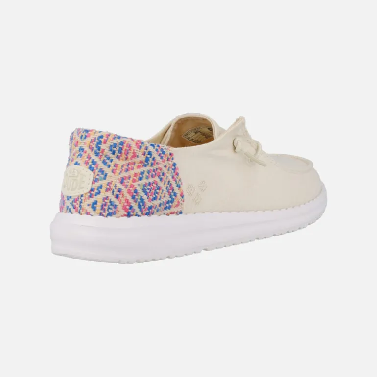 Zapatillas Hey Dude Wendy Funk surf baja con talón bordado