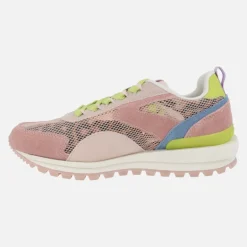 Zapatillas multi material en piel y rejilla Cavendish