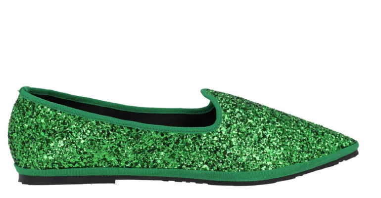 Zapatillas Venezianas Greta de glitter para mujer