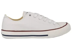 Zapatillas Victoria Tribu Basket lona blancas