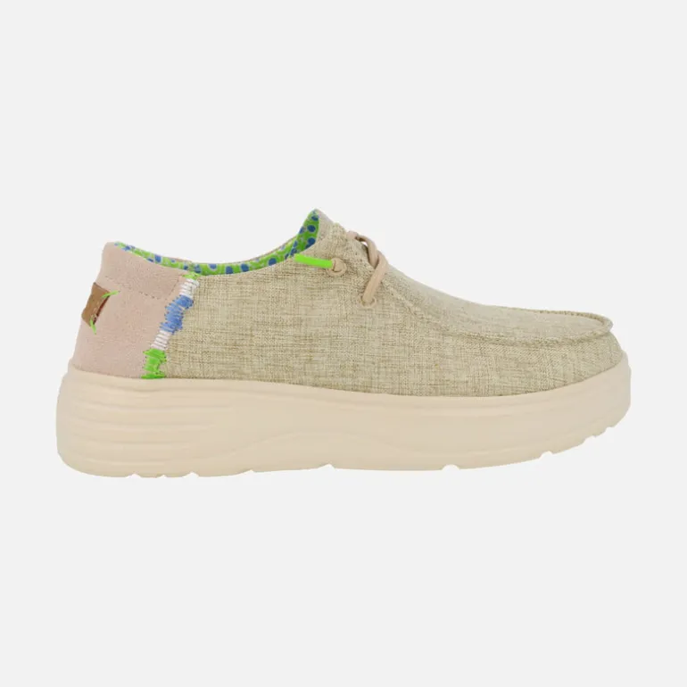 Zapatillas wallabi POPPY con plataforma