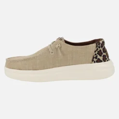 Zapatillas Wendy Rise Animal de lona con talón en animal print