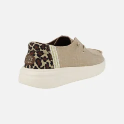 Zapatillas Wendy Rise Animal de lona con talón en animal print