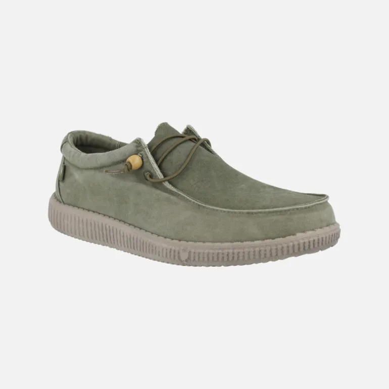 Zapatillas WP150 Washed wallabi con cordones elásticos para hombre