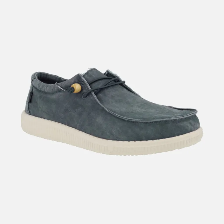 Zapatillas WP150 Washed wallabi con cordones elásticos para hombre