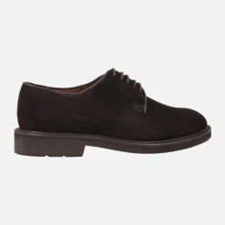 Zapatos blucher de cordones para hombre Baltimore en ante moka