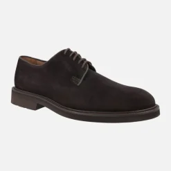 Zapatos blucher de cordones para hombre Baltimore en ante moka