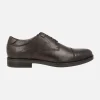 Zapatos blucher de piel con puntera recta