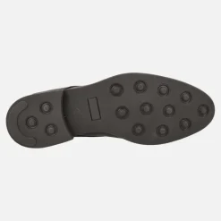 Zapatos blucher de piel con puntera recta