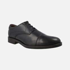 Zapatos blucher de piel con puntera recta