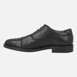 Zapatos blucher de piel con puntera recta