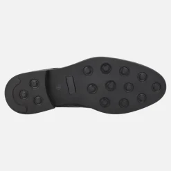 Zapatos blucher de piel con puntera recta