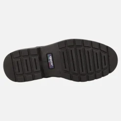 Zapatos blucher lisos en serraje marrón con membrana GORE TEX