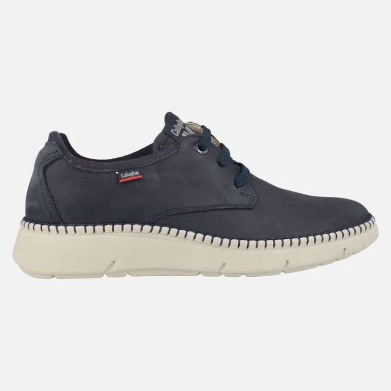 Zapatos blucher para hombre con piso deportivo y cosido exterior
