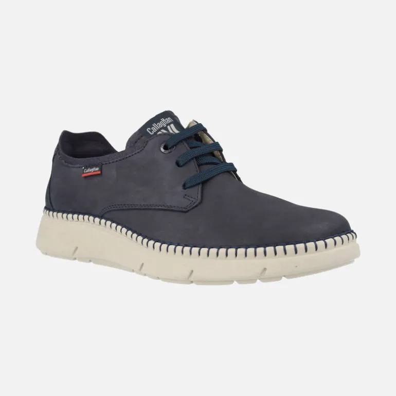 Zapatos blucher para hombre con piso deportivo y cosido exterior