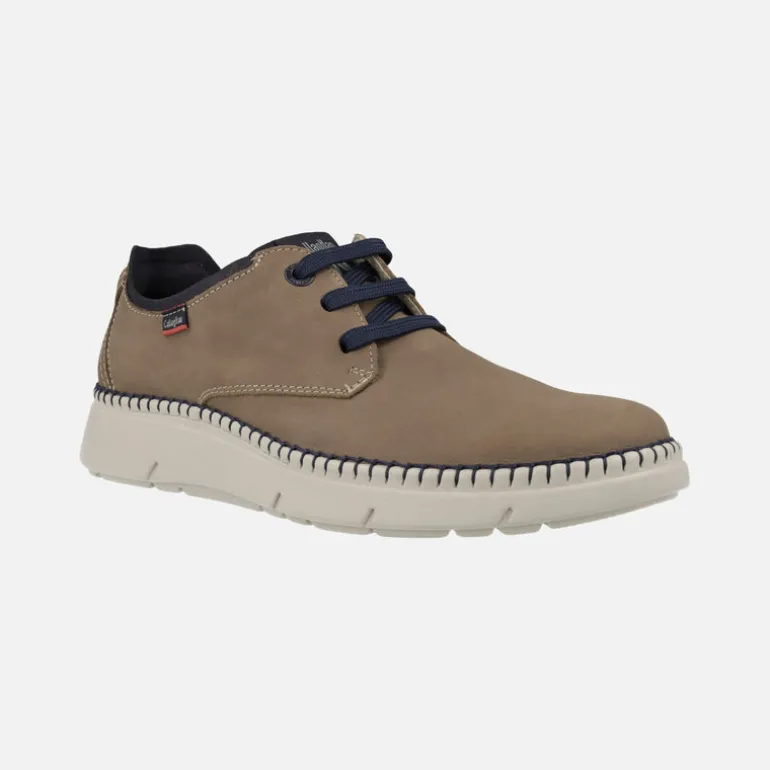 Zapatos blucher para hombre con piso deportivo y cosido exterior