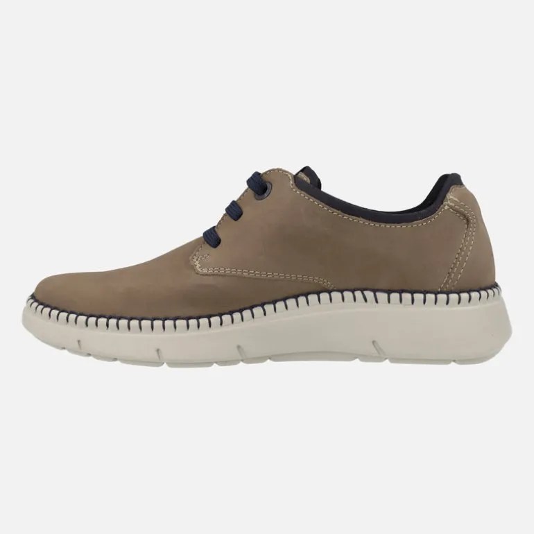 Zapatos blucher para hombre con piso deportivo y cosido exterior