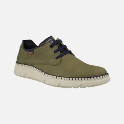 Zapatos blucher para hombre con piso deportivo y cosido exterior