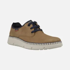 Zapatos blucher para hombre con piso deportivo y cosido exterior