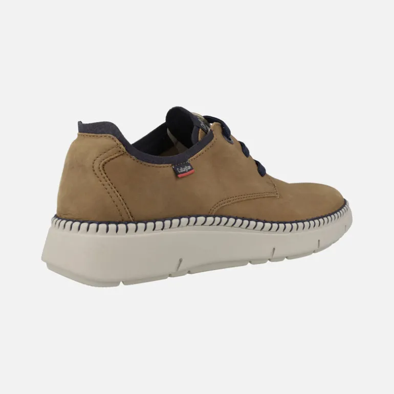 Zapatos blucher para hombre con piso deportivo y cosido exterior