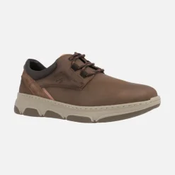 Zapatos casual con cordones en nobuck marrón BONNY F1345