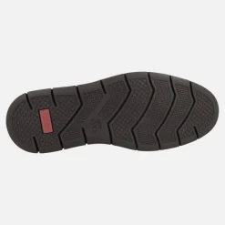 Zapatos casual con cordones para hombre en combinado multimaterial