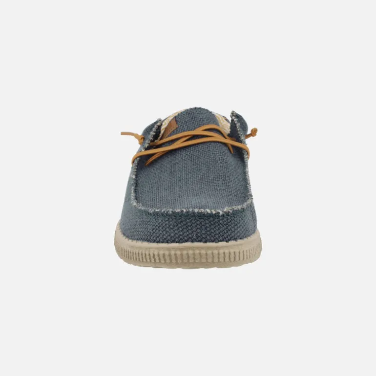 Zapatos casual estilo wallabi en tejido con cordones elásticos