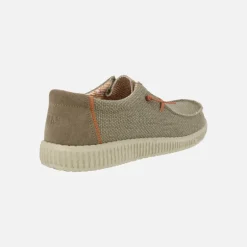 Zapatos casual estilo wallabi en tejido con cordones elásticos