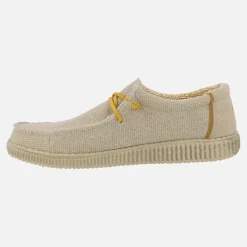 Zapatos casual estilo wallabi en tejido con cordones elásticos