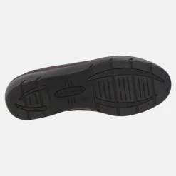 Zapatos confort de piel con cordones elásticos