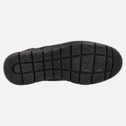 ZAPATOS CONFORT PARA HOMBRE EN PIEL NEGRA CON CIERRE DE CORDONES