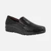 Zapatos confort para mujer en combinado negro