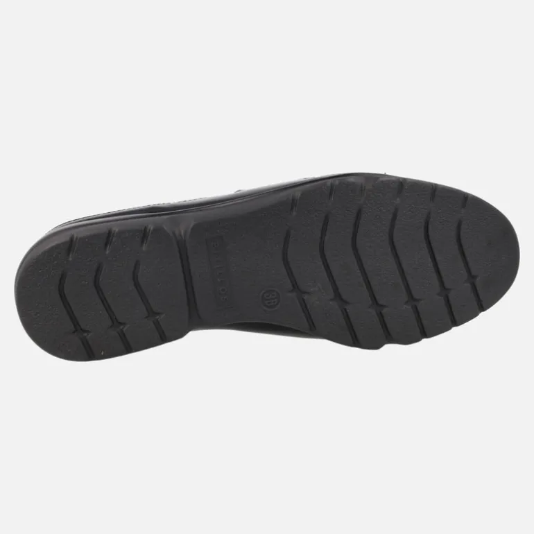 Zapatos confort para mujer en combinado negro