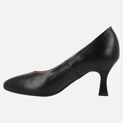 Zapatos corte salón cerrados en piel negra
