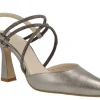 Zapatos corte salón destalonados Giselda con tiras de strass