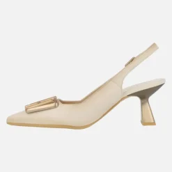 Zapatos corte salón destalonados Nova con adorno en la pala