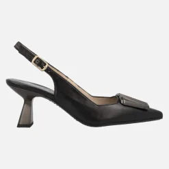 Zapatos corte salón destalonados Nova con adorno en la pala