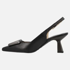 Zapatos corte salón destalonados Nova con adorno en la pala