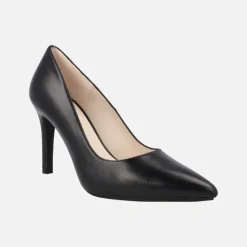 Zapatos corte salón en piel negra con tacones altos Rachel - TP