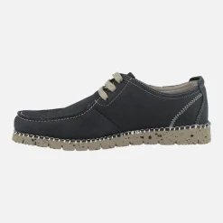 Zapatos de cordones con bordón para hombre