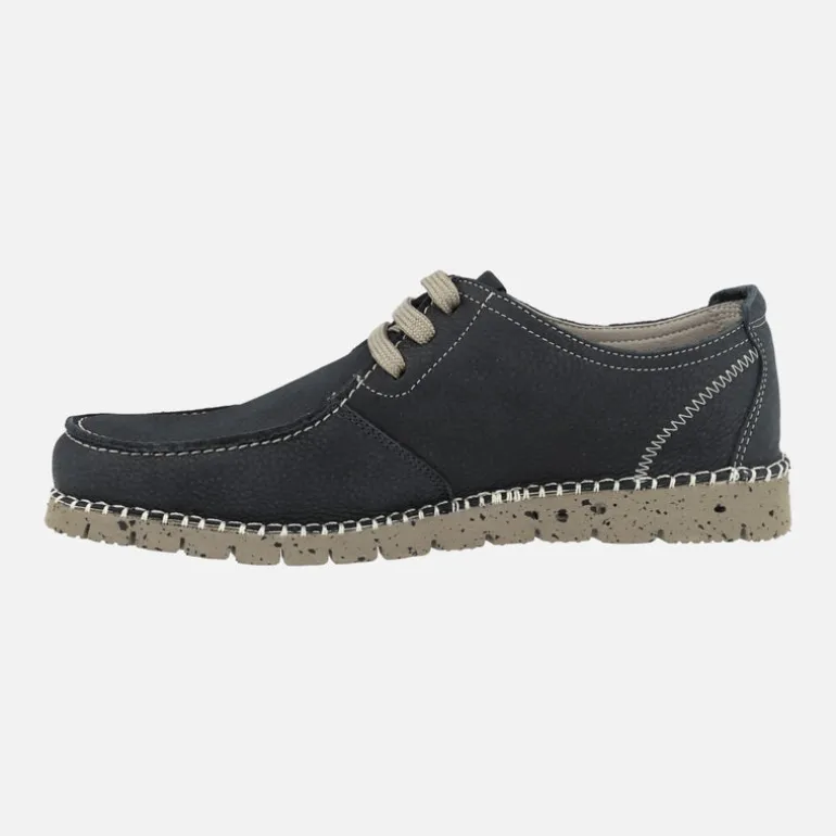 Zapatos de cordones con bordón para hombre