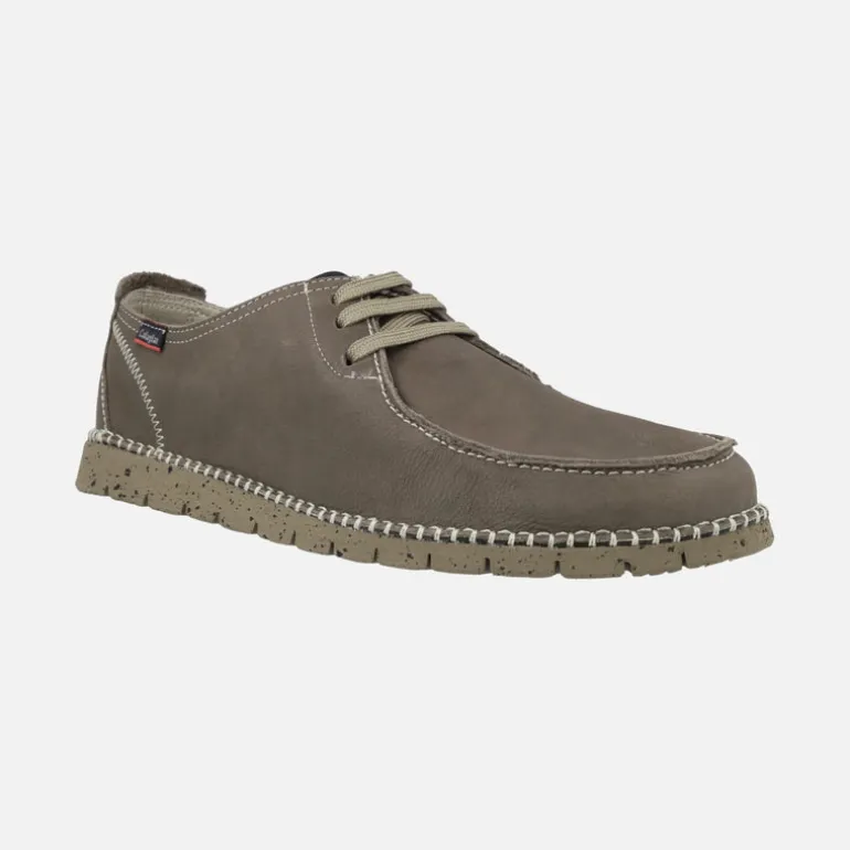 Zapatos de cordones con bordón para hombre