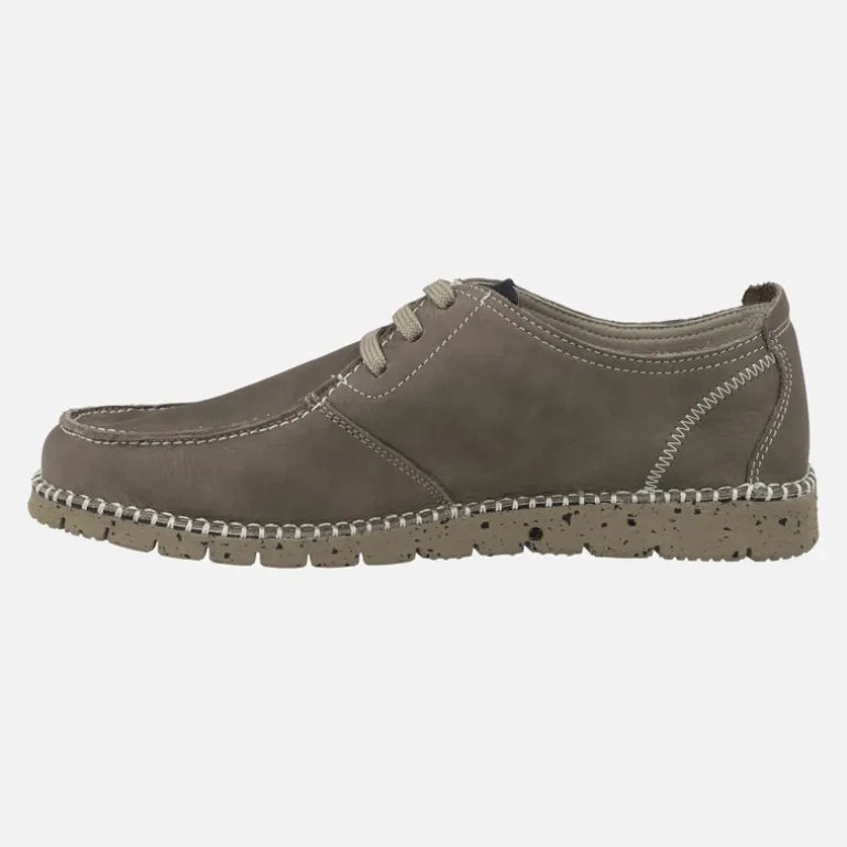 Zapatos de cordones con bordón para hombre