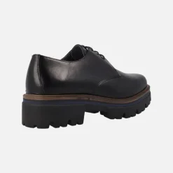 Zapatos de cordones con piso de goma para mujer